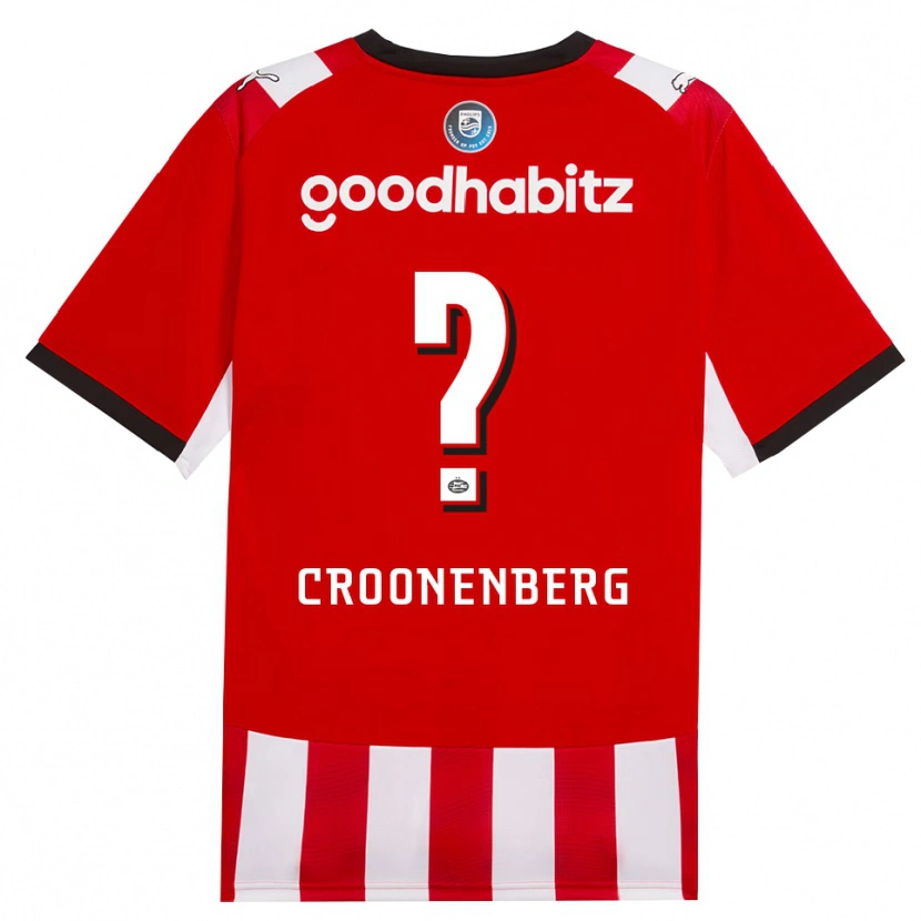 Danxen Dětské Luca Croonenberg #0 Červená Bílá Černá Domů Hráčské Dresy 2026/27 Dres