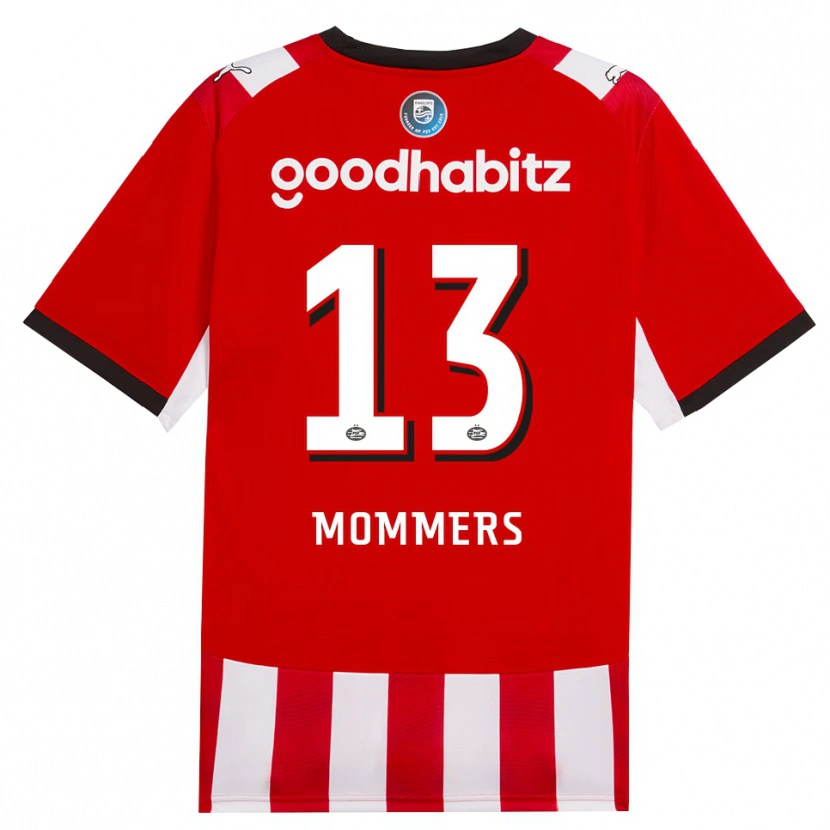 Danxen Dětské Ryan Mommers #13 Červená Bílá Černá Domů Hráčské Dresy 2026/27 Dres