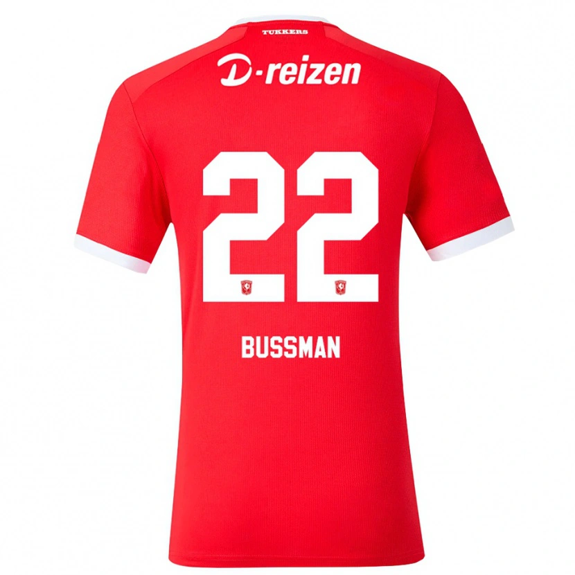 Danxen Dětské Fiene Bussman #22 Červená Bílá Domů Hráčské Dresy 2026/27 Dres