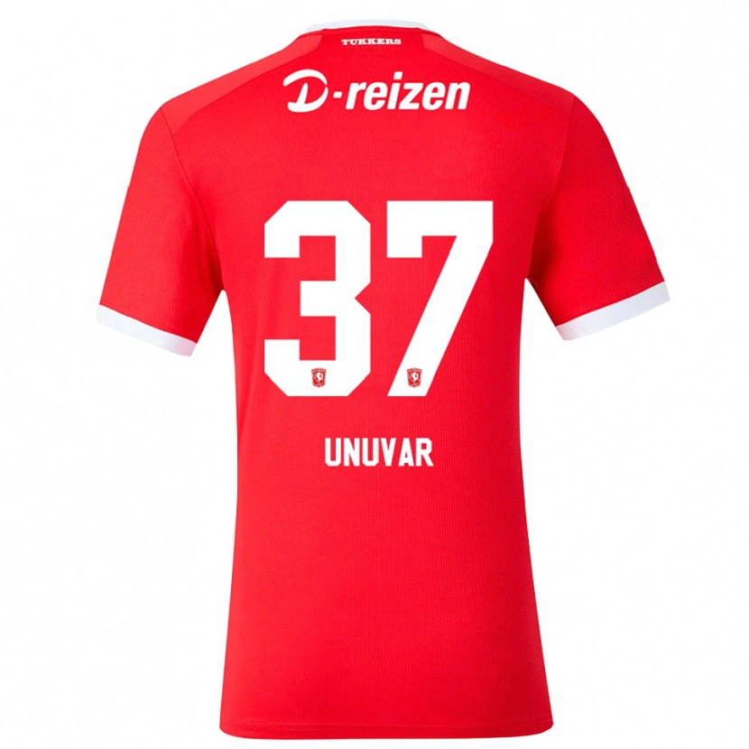 Danxen Dětské Naci Ünüvar #37 Červená Bílá Domů Hráčské Dresy 2026/27 Dres