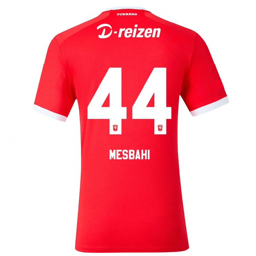 Danxen Dětské Juliën Mesbahi #44 Červená Bílá Domů Hráčské Dresy 2026/27 Dres