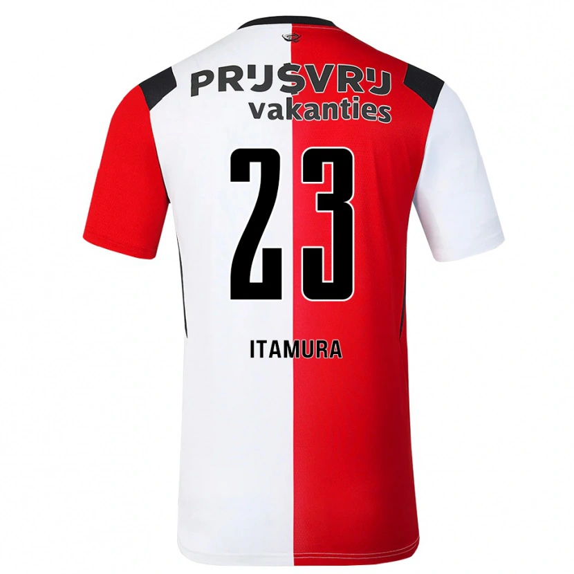 Danxen Dětské Mao Itamura #23 Červená Bílá Černá Domů Hráčské Dresy 2026/27 Dres
