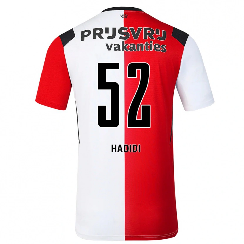 Danxen Dětské Ilian Hadidi #52 Červená Bílá Černá Domů Hráčské Dresy 2026/27 Dres