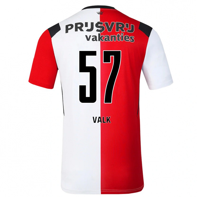 Danxen Dětské Sem Valk #57 Červená Bílá Černá Domů Hráčské Dresy 2026/27 Dres