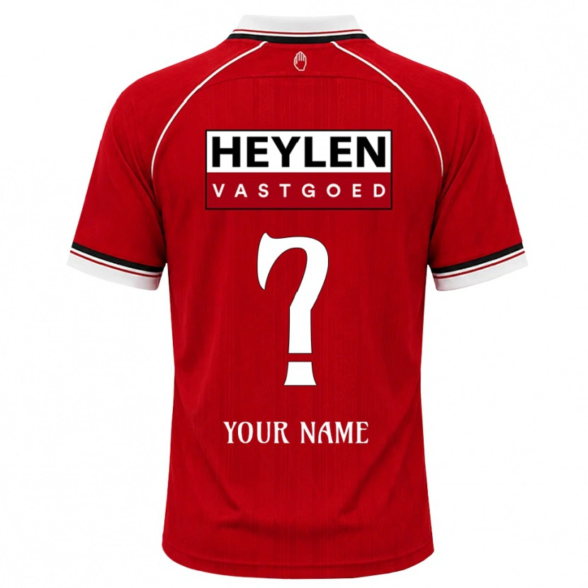 Danxen Dětské Tvé Jméno #0 Červená Bílá Černá Domů Hráčské Dresy 2026/27 Dres