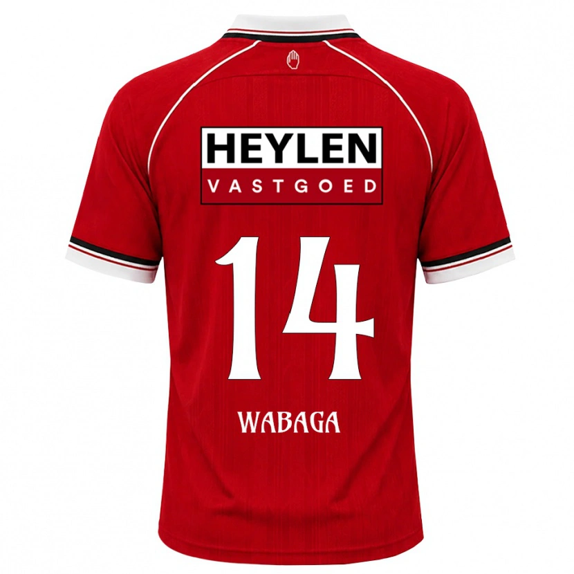 Danxen Dětské Vincent-Gilbert Wabaga #14 Červená Bílá Černá Domů Hráčské Dresy 2026/27 Dres