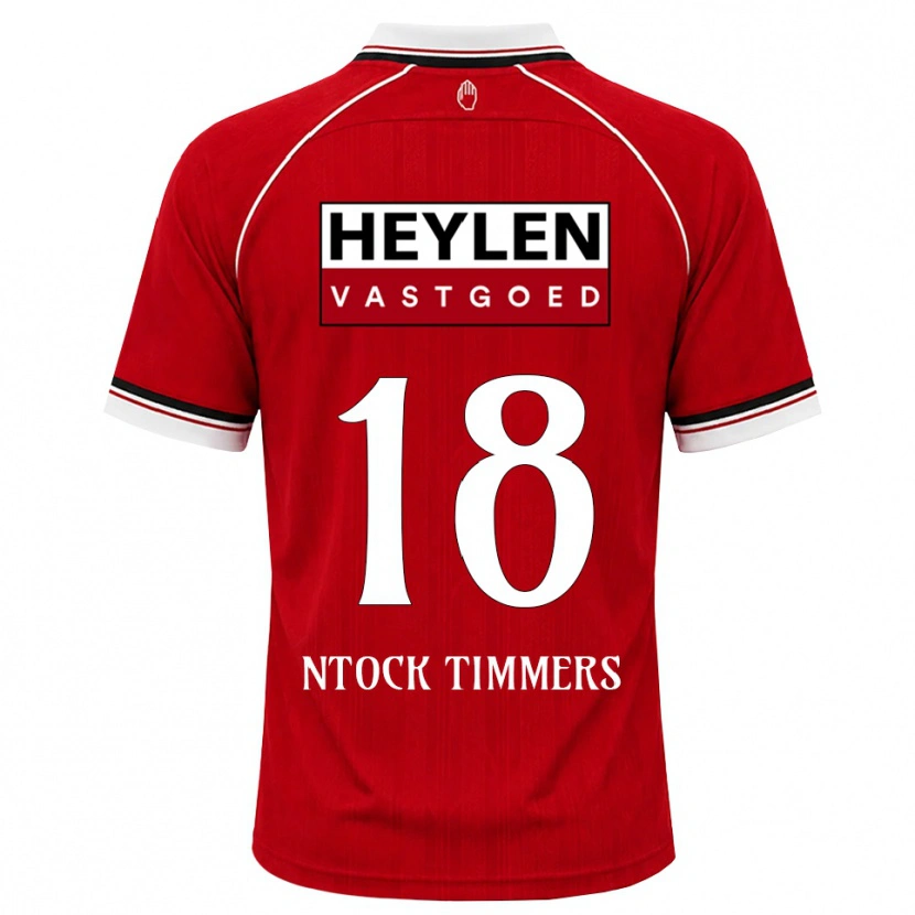 Danxen Dětské Kurtis Ntock #18 Červená Bílá Černá Domů Hráčské Dresy 2026/27 Dres