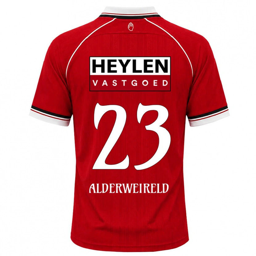 Danxen Dětské Toby Alderweireld #23 Červená Bílá Černá Domů Hráčské Dresy 2026/27 Dres