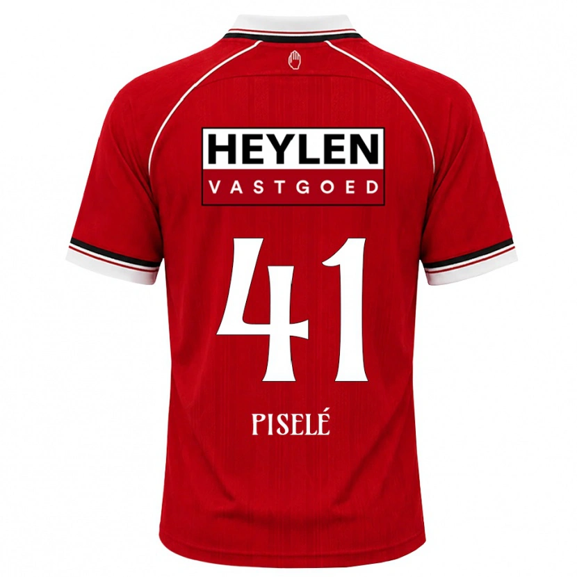 Danxen Dětské Lowie Piselé #41 Červená Bílá Černá Domů Hráčské Dresy 2026/27 Dres