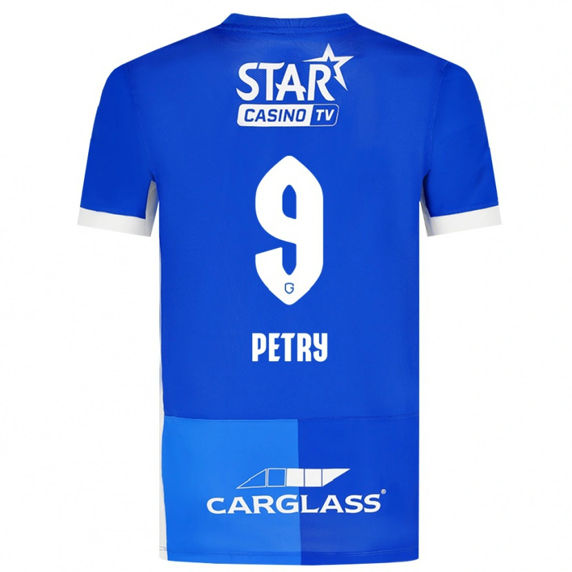 Danxen Dětské Lisa Petry #9 Středně Modrá Královská Modř Bílá Domů Hráčské Dresy 2026/27 Dres