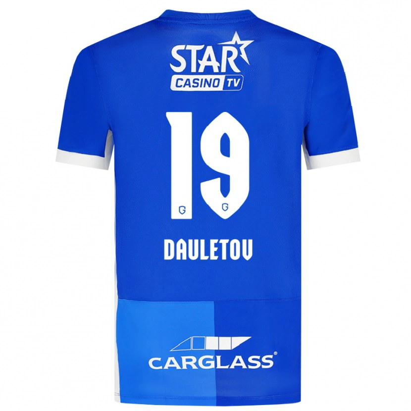 Danxen Dětské Shakhmurat Dauletov #19 Středně Modrá Královská Modř Bílá Domů Hráčské Dresy 2026/27 Dres