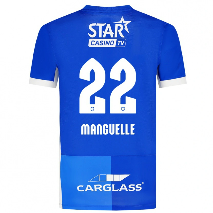 Danxen Dětské Brad Manguelle #22 Středně Modrá Královská Modř Bílá Domů Hráčské Dresy 2026/27 Dres