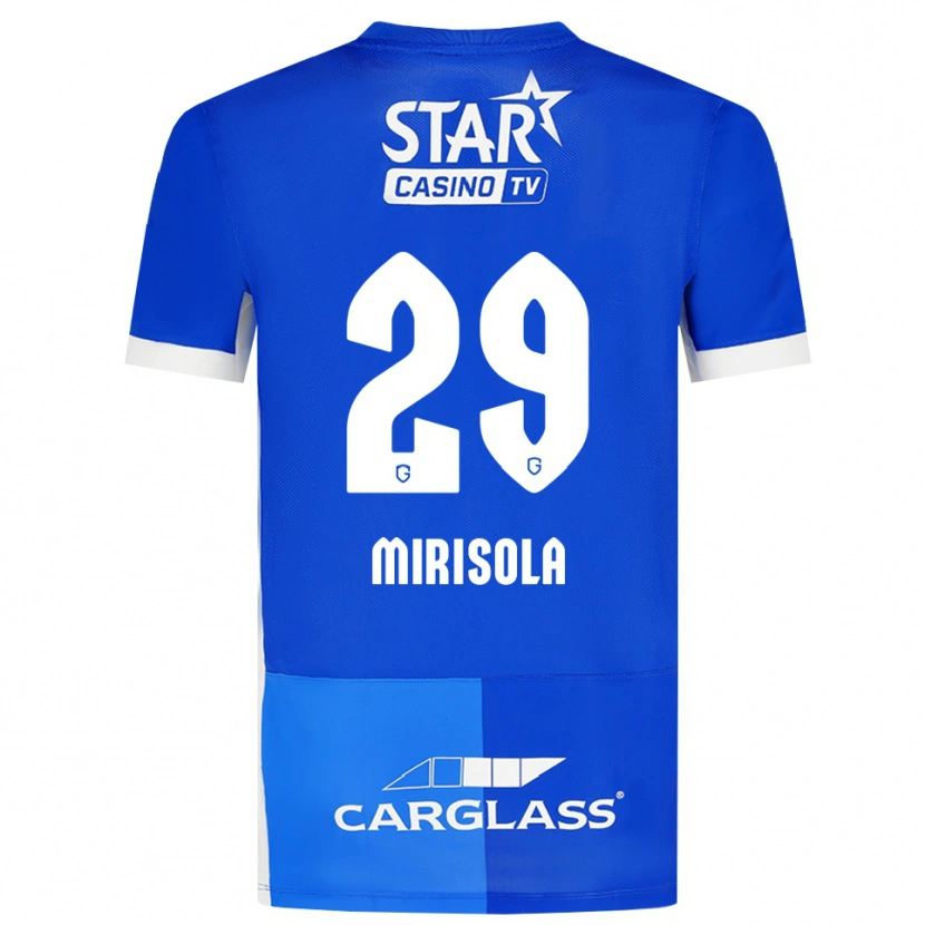 Danxen Dětské Robin Mirisola #29 Středně Modrá Královská Modř Bílá Domů Hráčské Dresy 2026/27 Dres