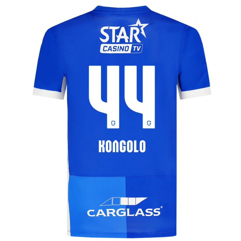 Danxen Dětské Josué Kongolo #44 Středně Modrá Královská Modř Bílá Domů Hráčské Dresy 2026/27 Dres