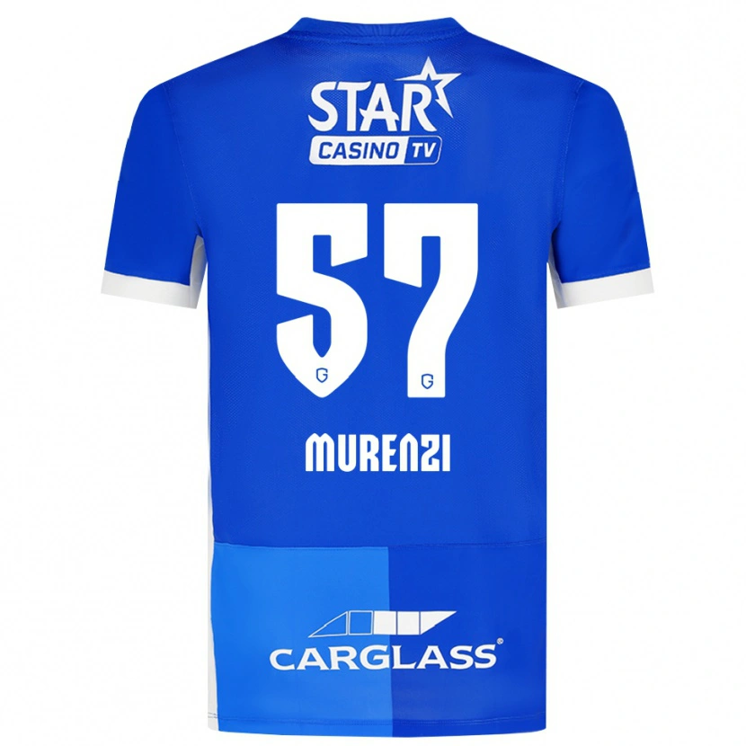 Danxen Dětské Aaron Murenzi #57 Středně Modrá Královská Modř Bílá Domů Hráčské Dresy 2026/27 Dres
