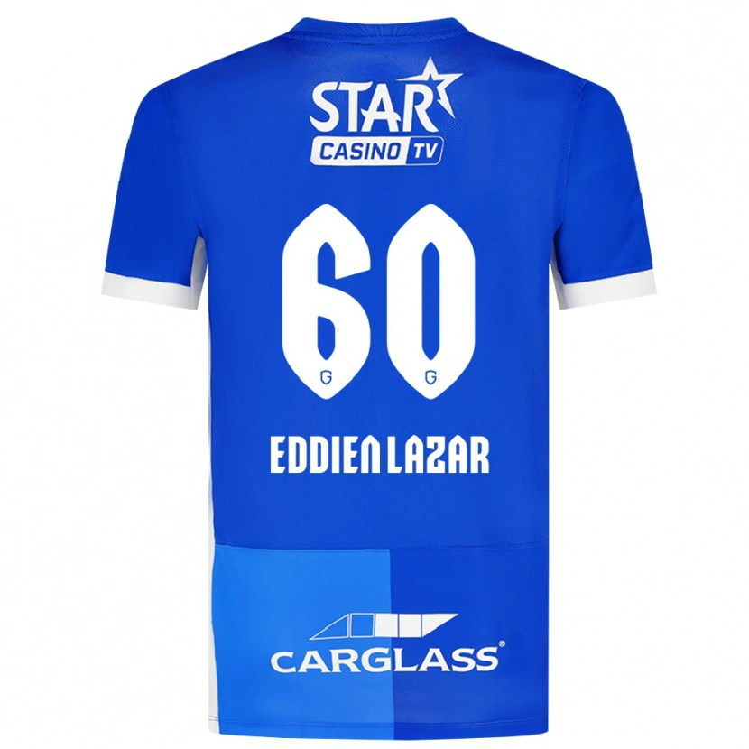 Danxen Dětské Saif Eddien Lazar #60 Středně Modrá Královská Modř Bílá Domů Hráčské Dresy 2026/27 Dres