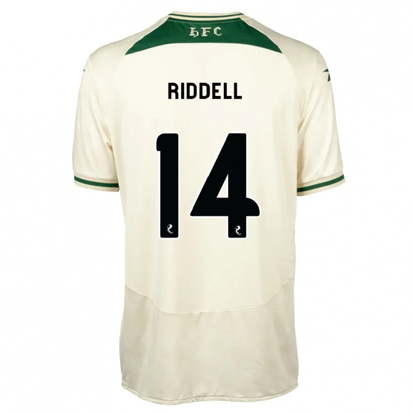 Danxen Dětské Jaden Riddell #14 Bílá Lesní Daleko Hráčské Dresy 2026/27 Dres