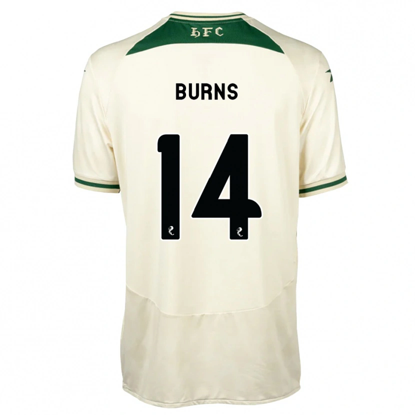 Danxen Dětské Alisdair Burns #14 Bílá Lesní Daleko Hráčské Dresy 2026/27 Dres