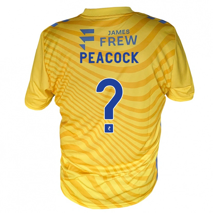 Danxen Dětské Aaron Peacock #0 Královská Modrá Žlutá Daleko Hráčské Dresy 2026/27 Dres