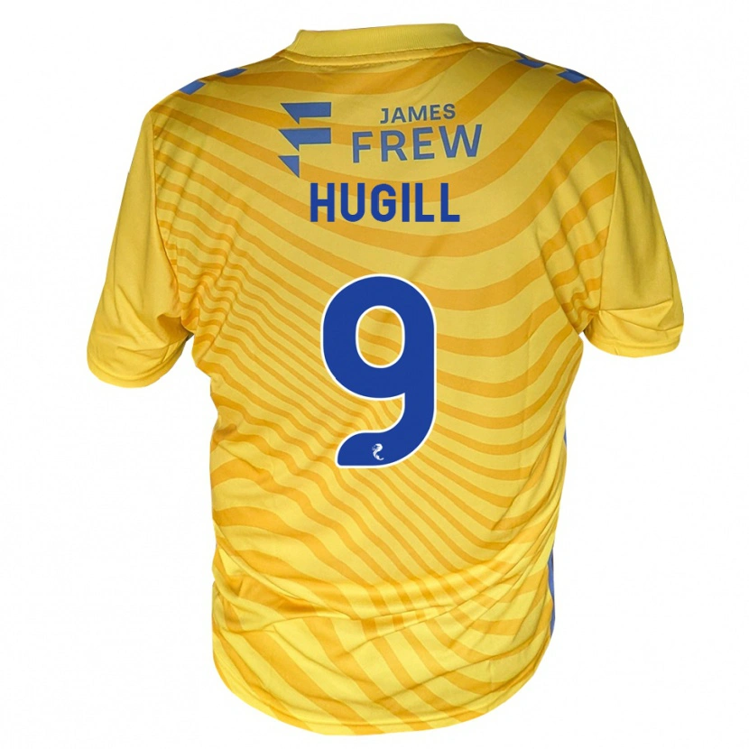 Danxen Dětské Joe Hugill #9 Královská Modrá Žlutá Daleko Hráčské Dresy 2026/27 Dres