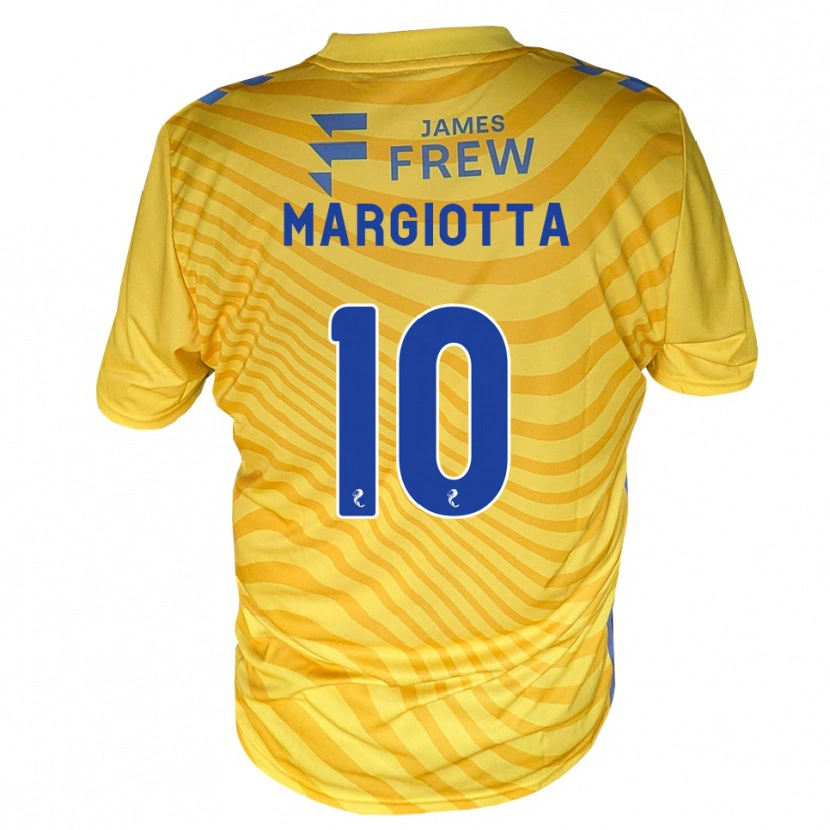 Danxen Dětské Remo Margiotta #10 Královská Modrá Žlutá Daleko Hráčské Dresy 2026/27 Dres