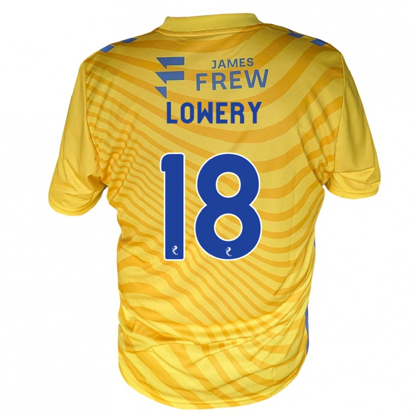 Danxen Dětské Tom Lowery #18 Královská Modrá Žlutá Daleko Hráčské Dresy 2026/27 Dres