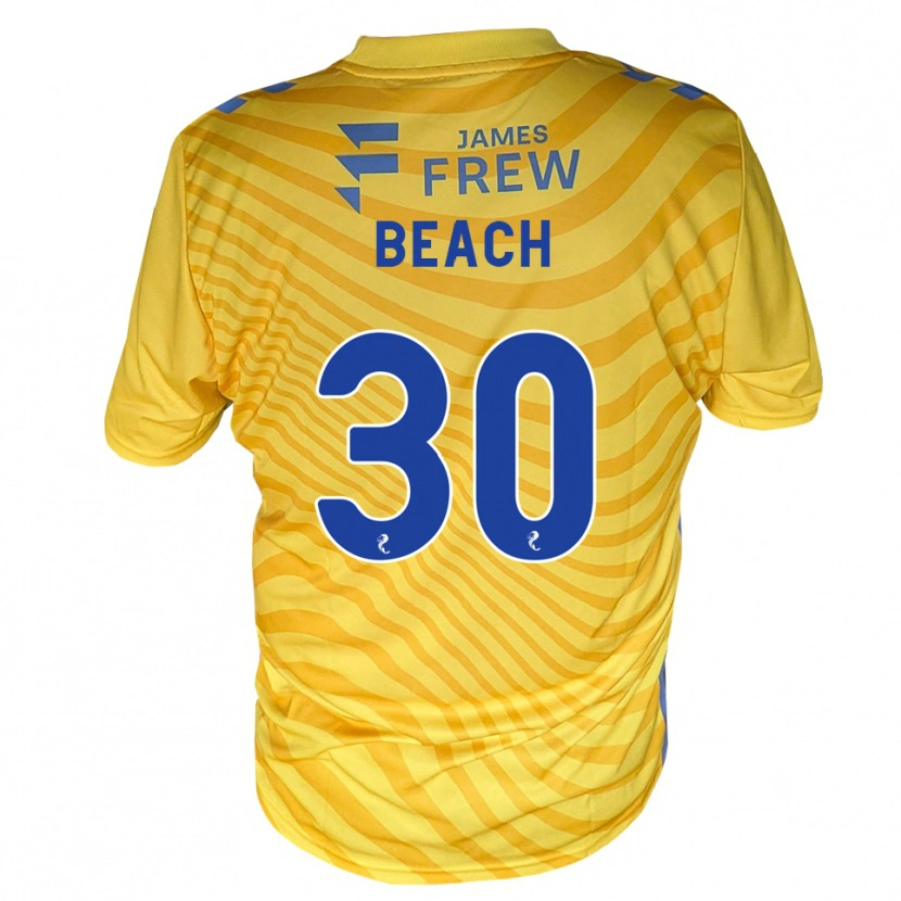 Danxen Dětské Eddie Beach #30 Královská Modrá Žlutá Daleko Hráčské Dresy 2026/27 Dres