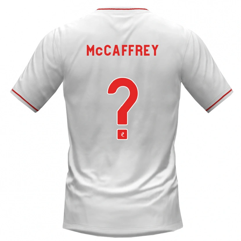 Danxen Dětské Matthew Mccaffrey #0 Bílá Červená Daleko Hráčské Dresy 2026/27 Dres