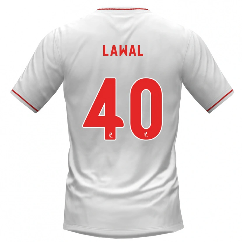 Danxen Dětské Samson Lawal #40 Bílá Červená Daleko Hráčské Dresy 2026/27 Dres