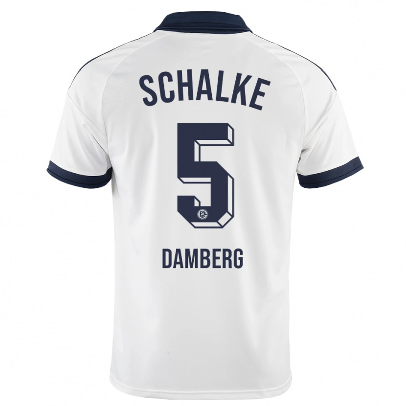 Danxen Dětské Niclas Damberg #5 Černá Bílá Daleko Hráčské Dresy 2026/27 Dres
