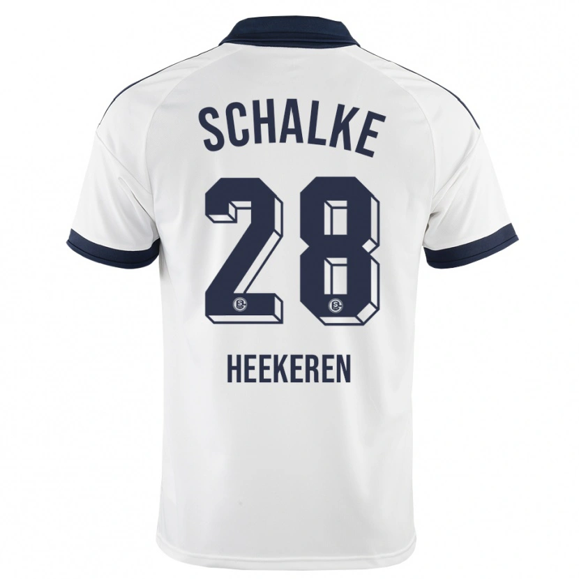 Danxen Dětské Justin Heekeren #28 Černá Bílá Daleko Hráčské Dresy 2026/27 Dres