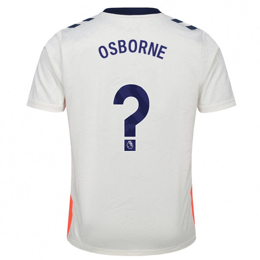 Danxen Dětské Lucas Osborne #0 Bílá Oranžová Královská Modrá Daleko Hráčské Dresy 2026/27 Dres