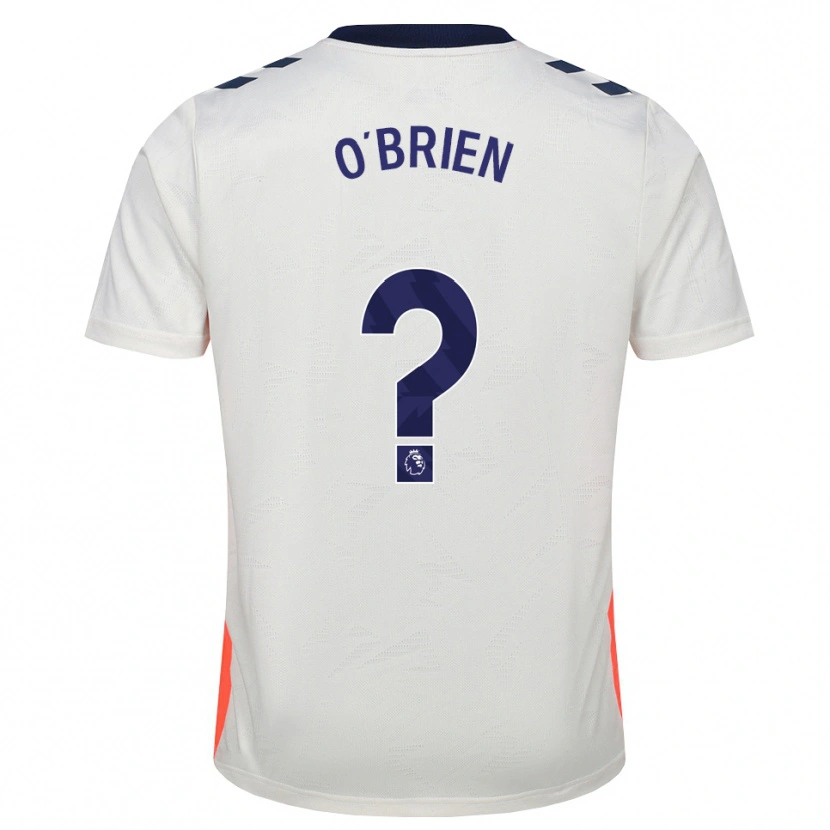Danxen Dětské Fionn O'brien #0 Bílá Oranžová Královská Modrá Daleko Hráčské Dresy 2026/27 Dres
