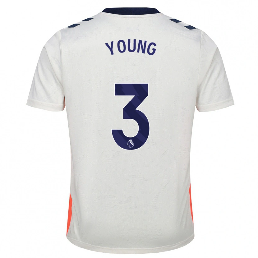 Danxen Dětské Shay Young #3 Bílá Oranžová Královská Modrá Daleko Hráčské Dresy 2026/27 Dres