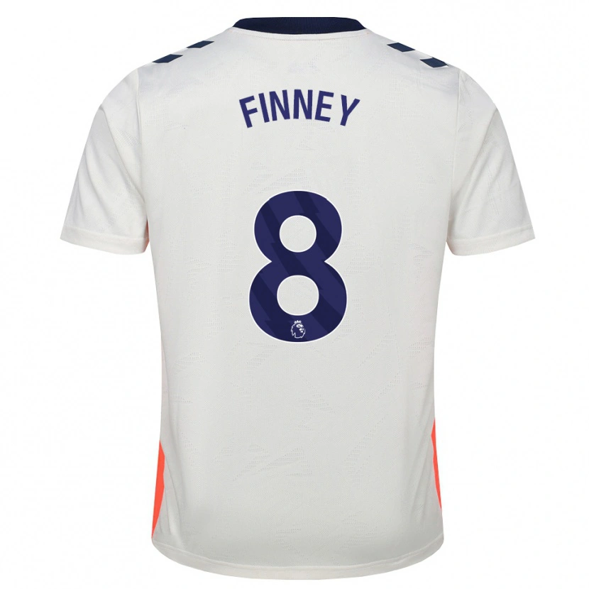 Danxen Dětské Charlie Finney #8 Bílá Oranžová Královská Modrá Daleko Hráčské Dresy 2026/27 Dres