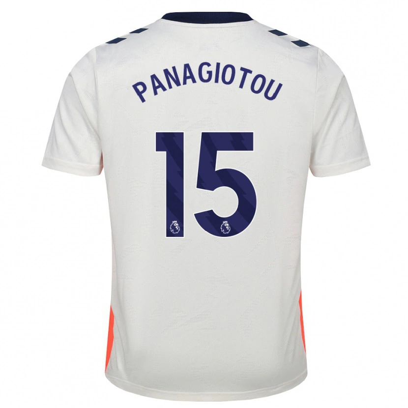 Danxen Dětské Constantine Panagiotou #15 Bílá Oranžová Královská Modrá Daleko Hráčské Dresy 2026/27 Dres