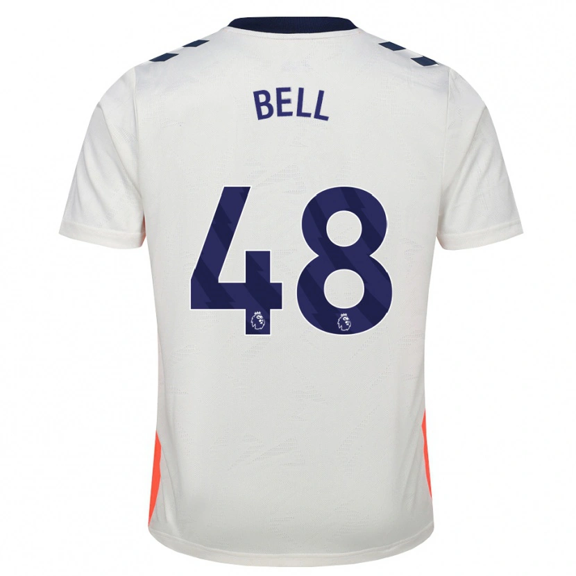 Danxen Dětské Luke Bell #48 Bílá Oranžová Královská Modrá Daleko Hráčské Dresy 2026/27 Dres
