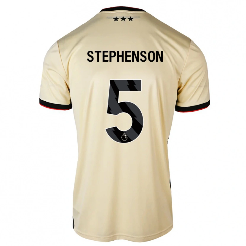 Danxen Dětské Sean Stephenson #5 Citrónový Krém Černá Červená Daleko Hráčské Dresy 2026/27 Dres