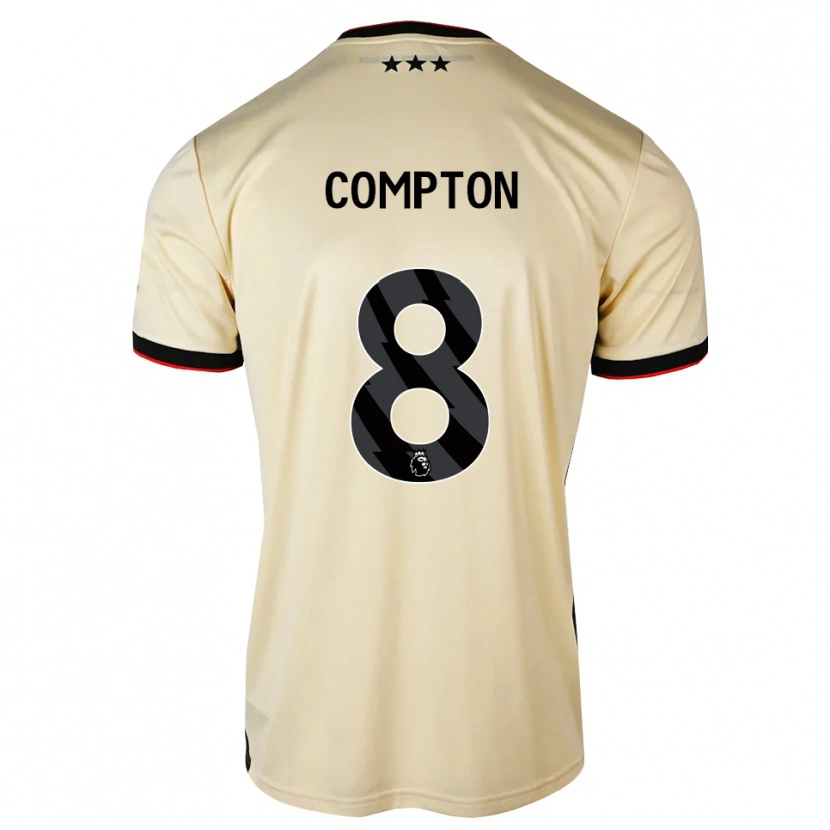 Danxen Dětské Charlie Compton #8 Citrónový Krém Černá Červená Daleko Hráčské Dresy 2026/27 Dres