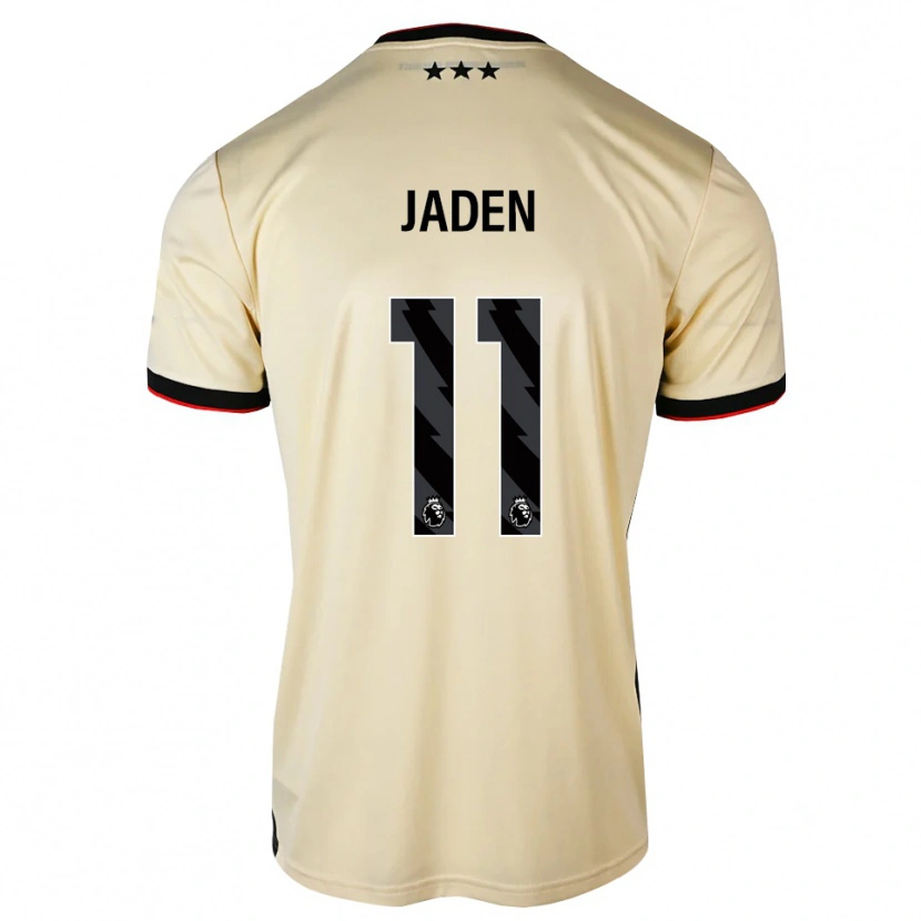 Danxen Dětské Jaden Philogene #11 Citrónový Krém Černá Červená Daleko Hráčské Dresy 2026/27 Dres