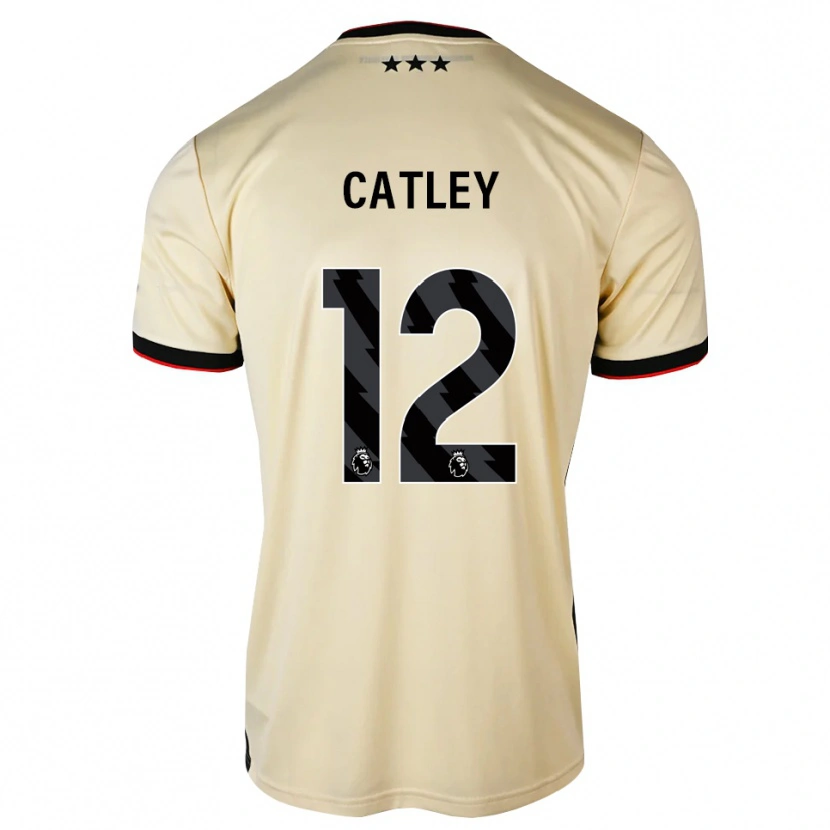 Danxen Dětské Jack Catley #12 Citrónový Krém Černá Červená Daleko Hráčské Dresy 2026/27 Dres
