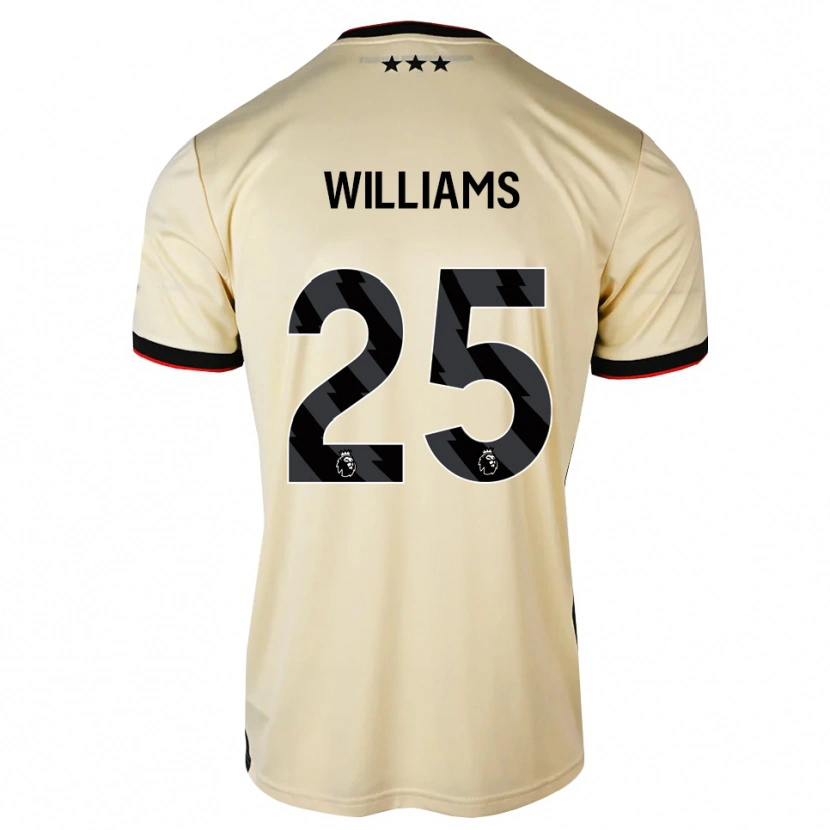 Danxen Dětské Erin Williams #25 Citrónový Krém Černá Červená Daleko Hráčské Dresy 2026/27 Dres