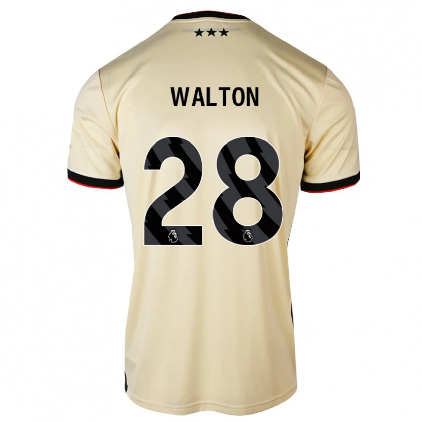 Danxen Dětské Christian Walton #28 Citrónový Krém Černá Červená Daleko Hráčské Dresy 2026/27 Dres