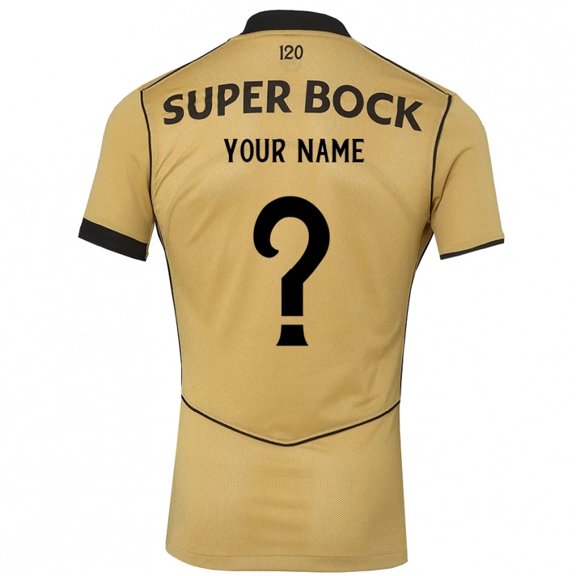 Danxen Dětské Tvé Jméno #0 Zlatavě Rudá Černá Daleko Hráčské Dresy 2026/27 Dres