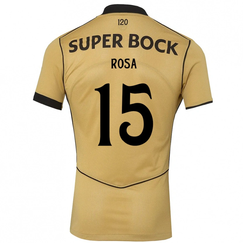 Danxen Dětské Duarte Rosa #15 Zlatavě Rudá Černá Daleko Hráčské Dresy 2026/27 Dres