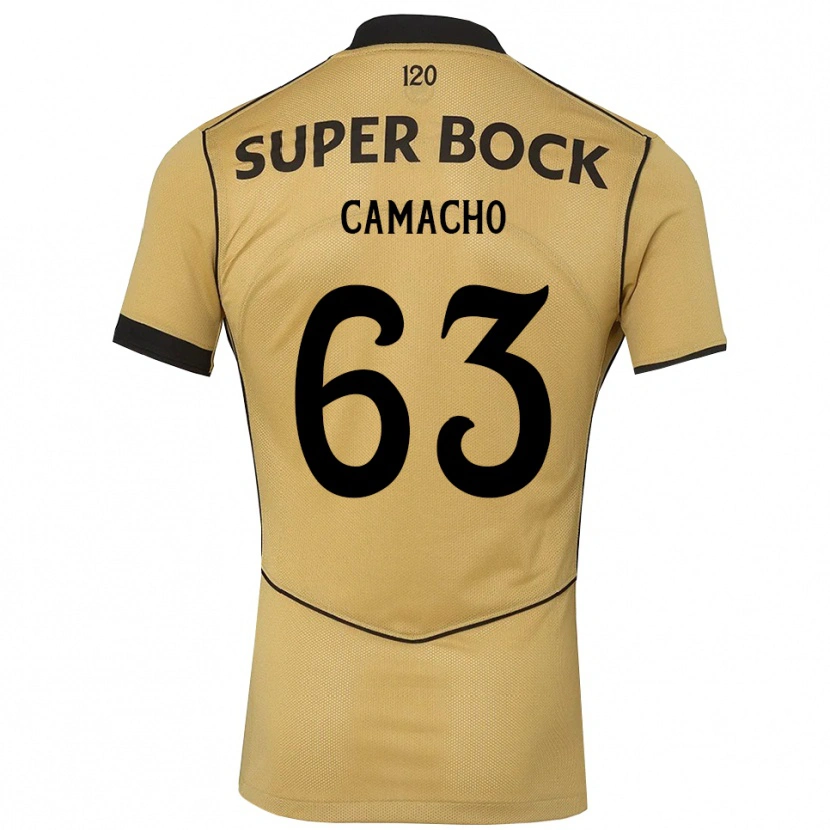 Danxen Dětské Rafael Camacho #63 Zlatavě Rudá Černá Daleko Hráčské Dresy 2026/27 Dres