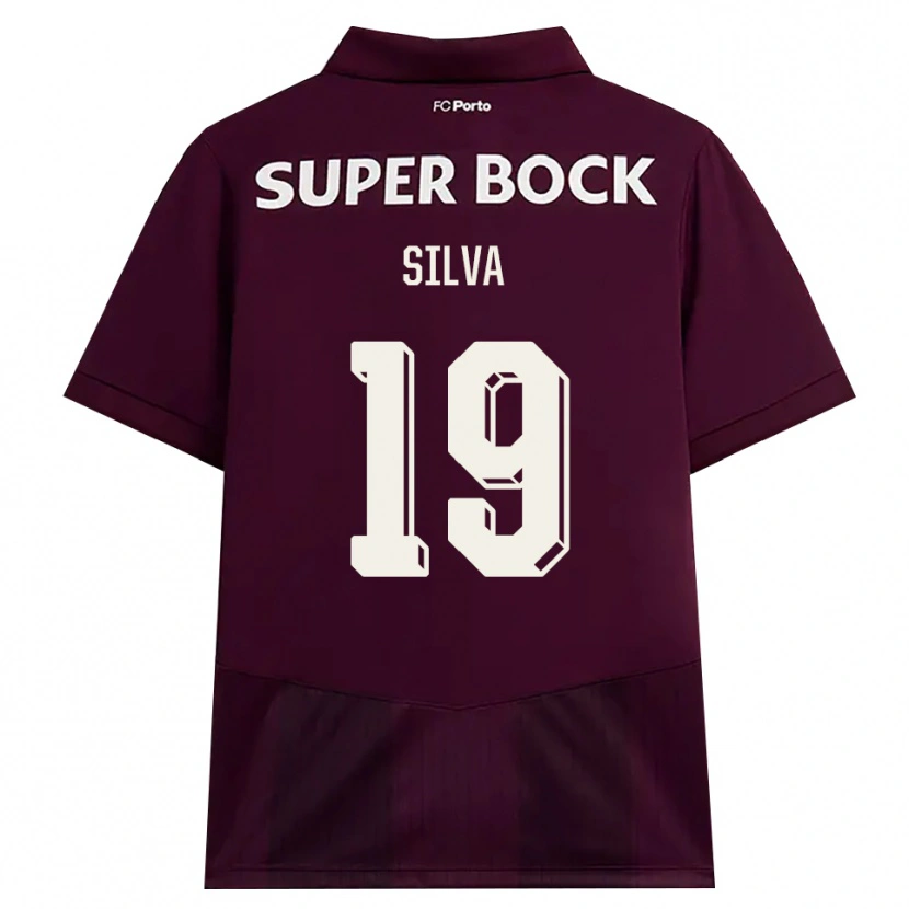 Danxen Dětské André Silva #19 Vínově Červená Bílá Daleko Hráčské Dresy 2026/27 Dres