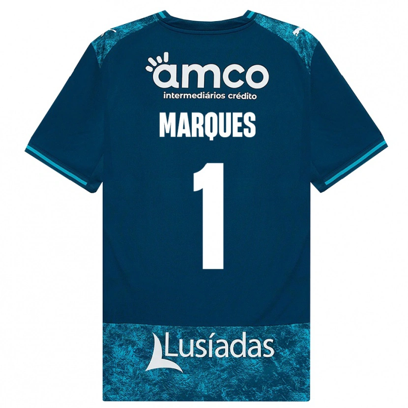 Danxen Dětské André Marques #1 Tmavě Břidlicově Šedá Středně Tyrkysová Daleko Hráčské Dresy 2026/27 Dres