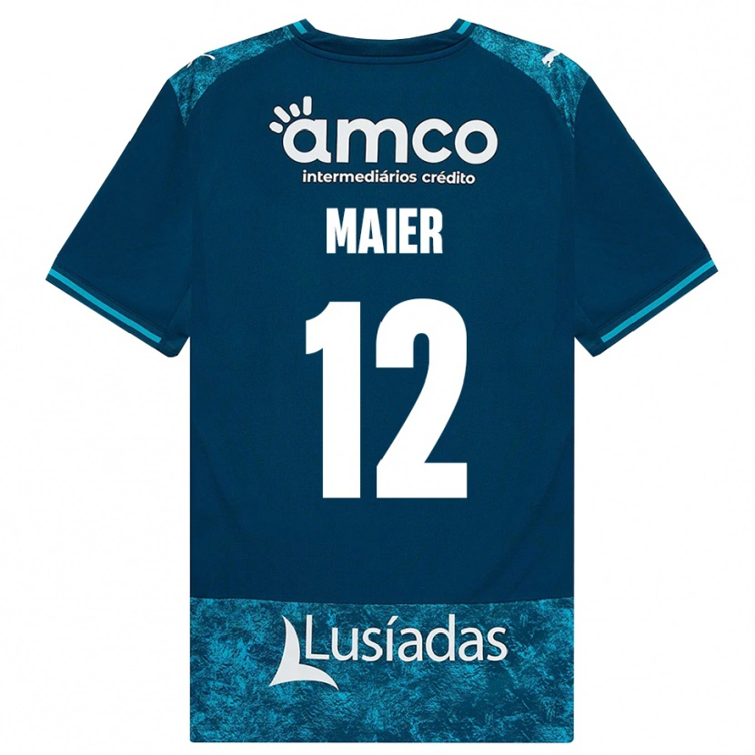 Danxen Dětské Merse Maier #12 Tmavě Břidlicově Šedá Středně Tyrkysová Daleko Hráčské Dresy 2026/27 Dres