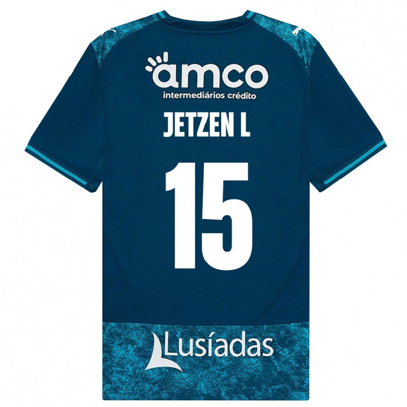 Danxen Dětské Jetzen Lopes #15 Tmavě Břidlicově Šedá Středně Tyrkysová Daleko Hráčské Dresy 2026/27 Dres